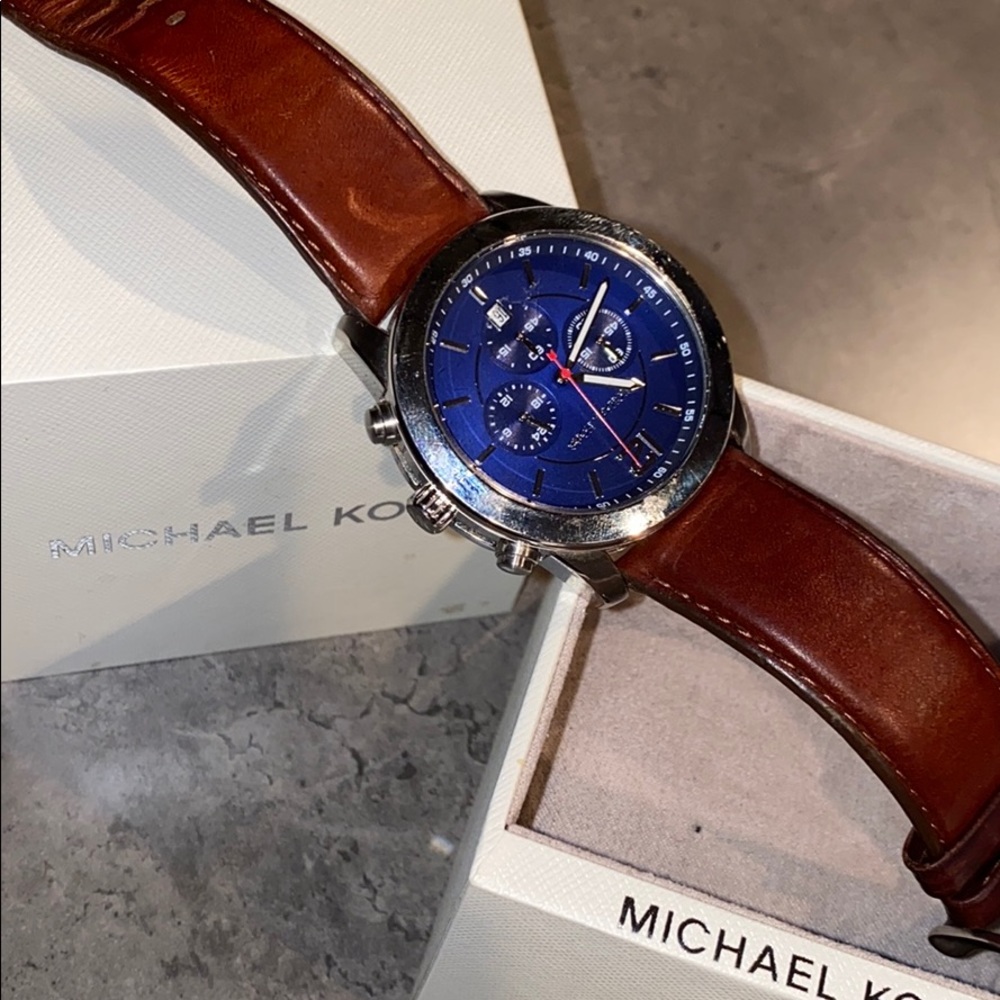 MK men’s blue face watch - Picture 3 of 3